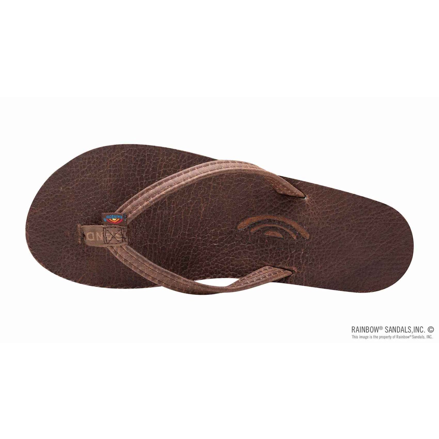 Rainbow Women's Single Layer Luxury Leather Sandals