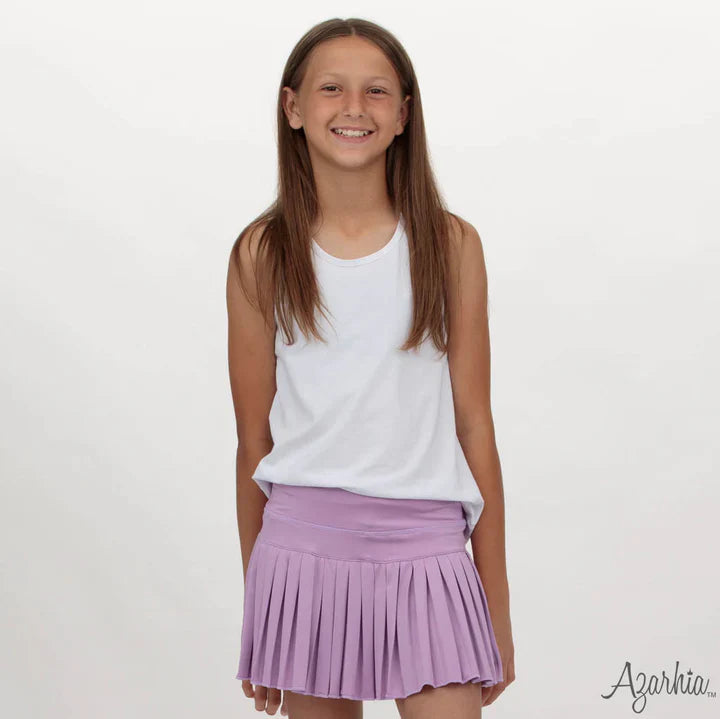 Azarhia Girl's Mini Pleated Skort