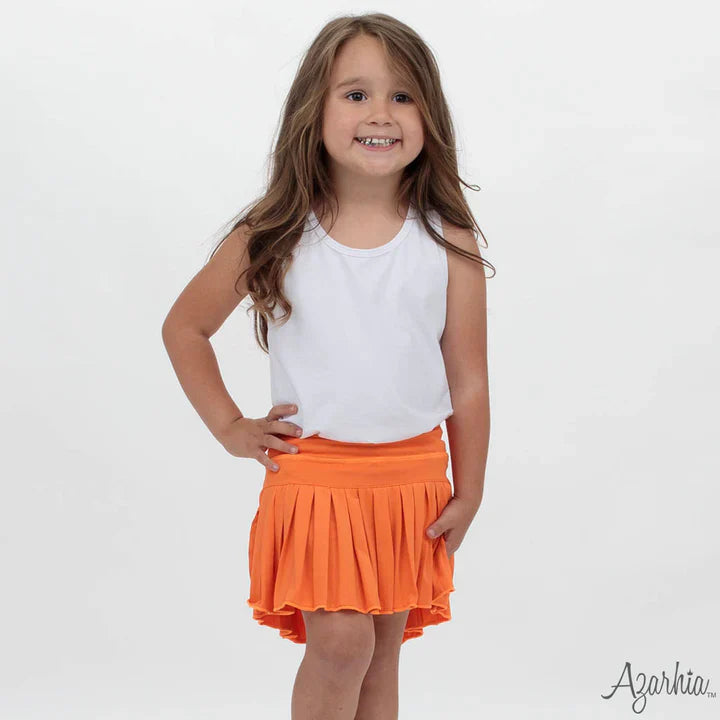 Azarhia Girl's Mini Pleated Skort