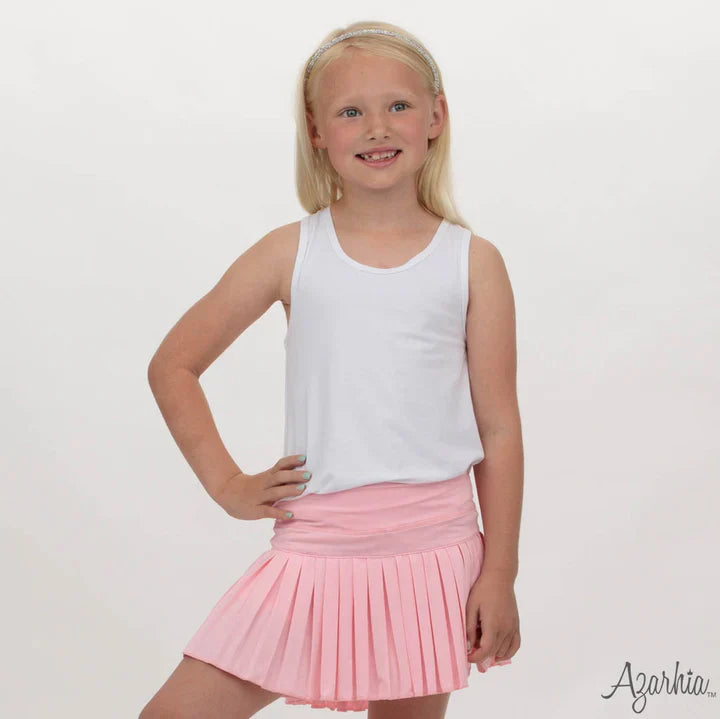 Azarhia Girl's Mini Pleated Skort