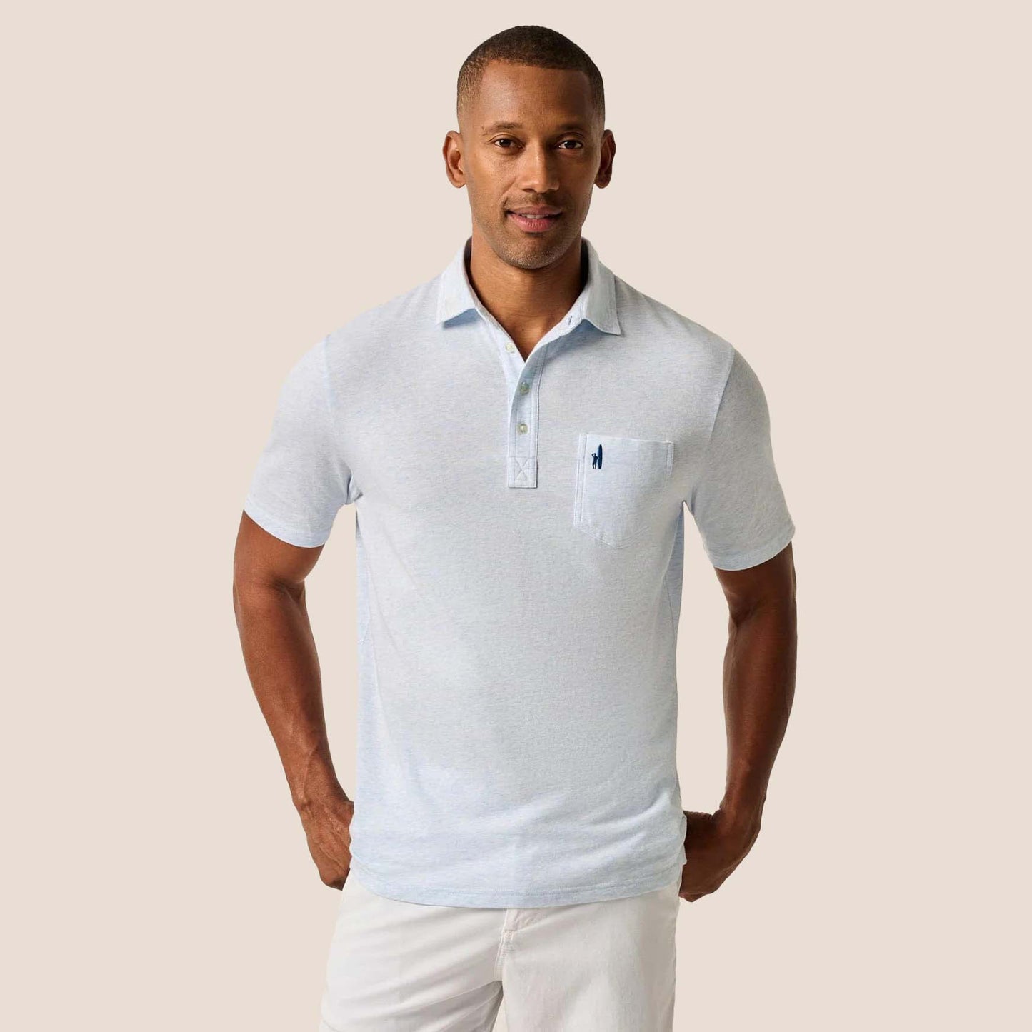 Johnnie-O Men's Heathered Original Polo 2.0