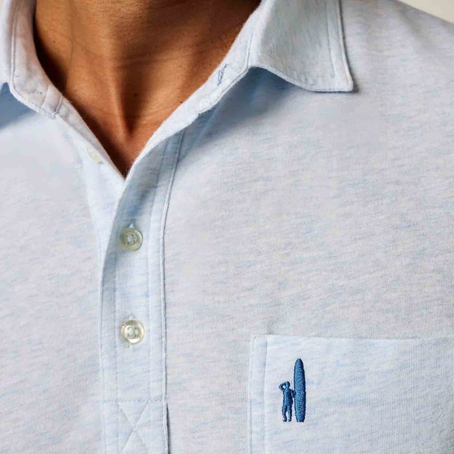 Johnnie-O Men's Heathered Original Polo 2.0