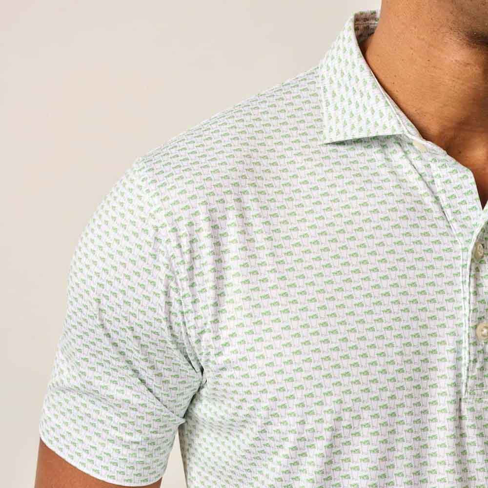 Johnnie-O Men's Mint Julep Printed Polo