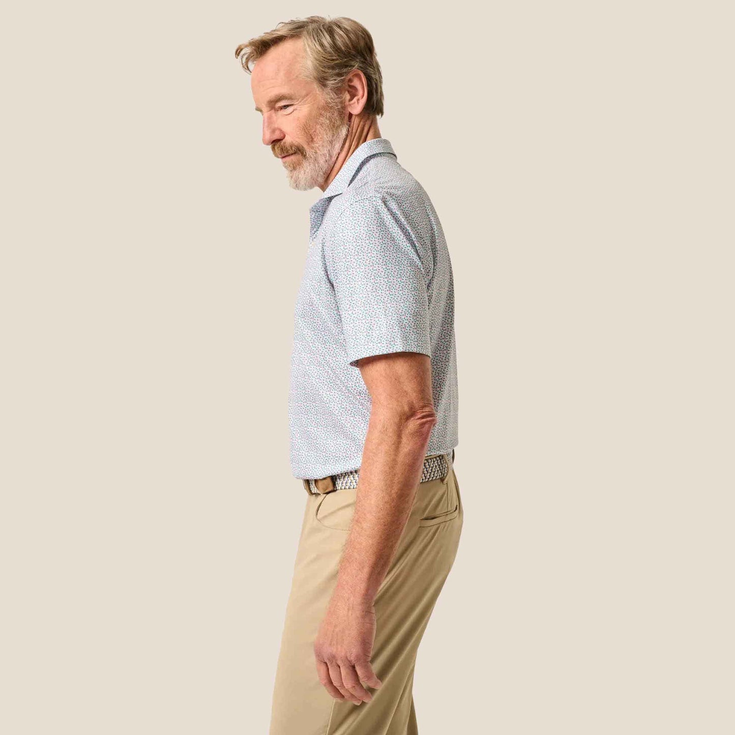 Johnnie-O Men's Springwood Printed Polo
