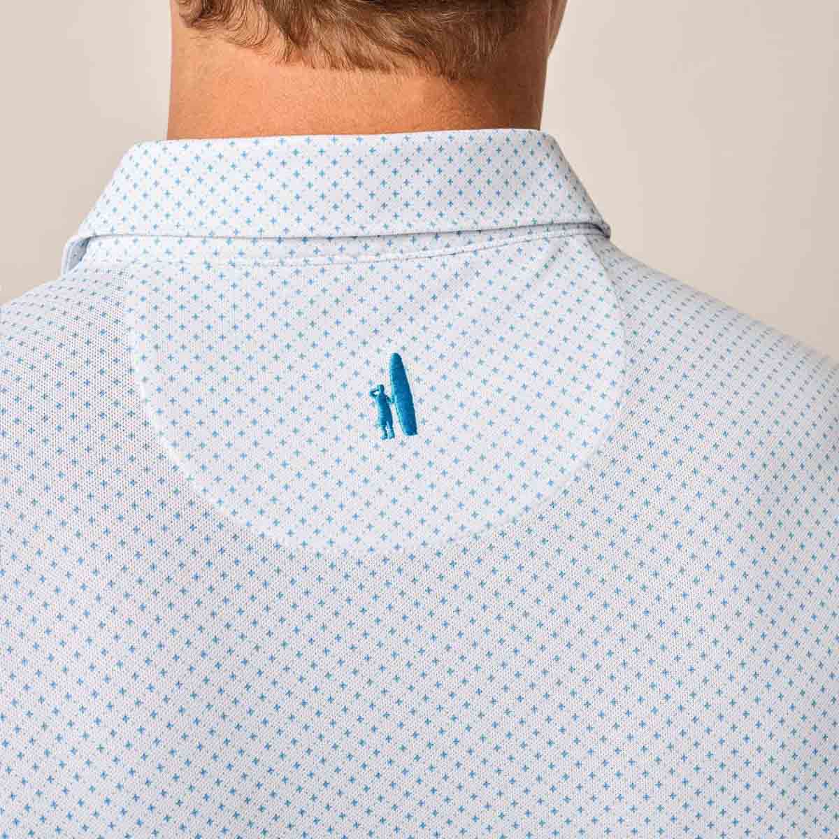 Johnnie-O Men's Cason Mesh Printed Polo