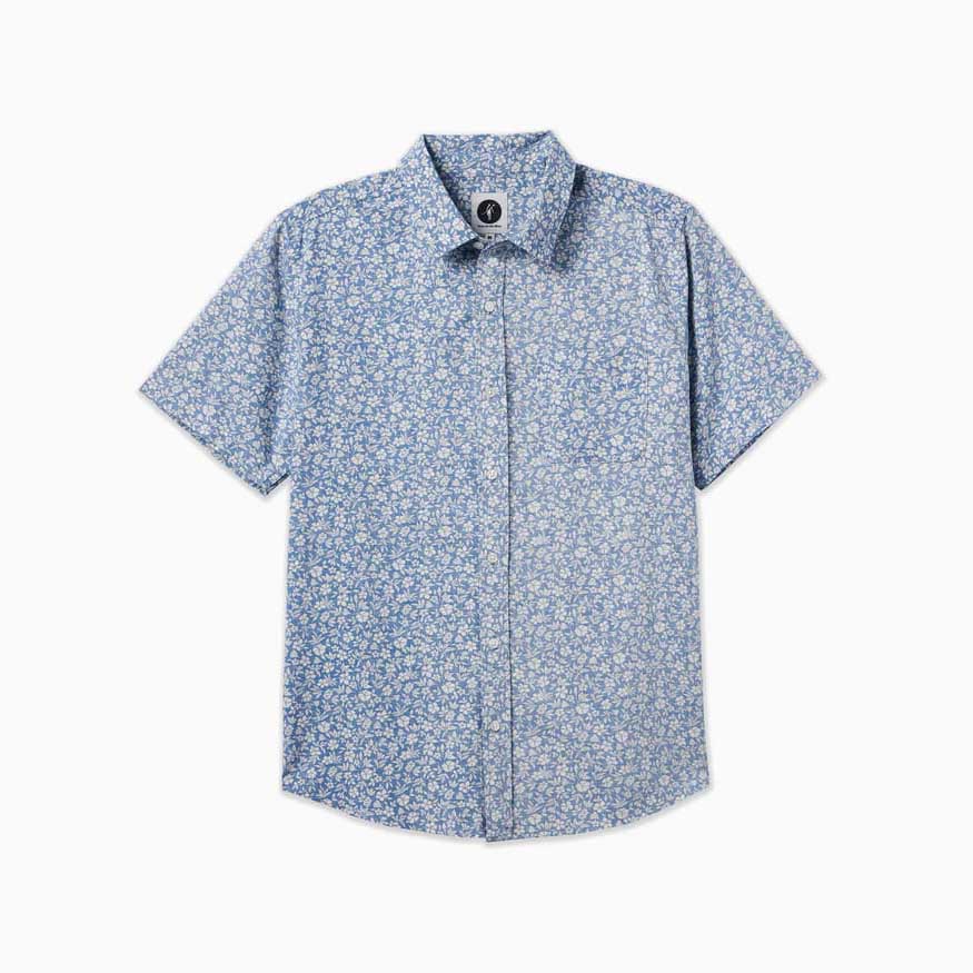 Toes On The Nose Men's Coastline Short Sleeve Shirt