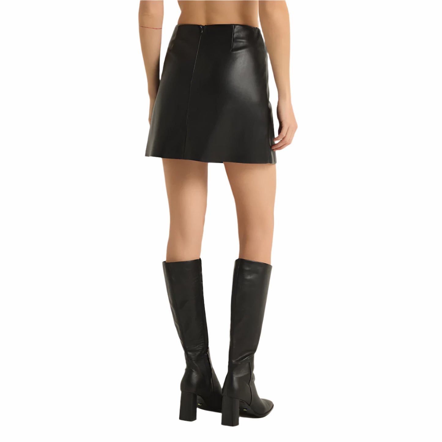Z Supply Women's Ciera Leather Skirt