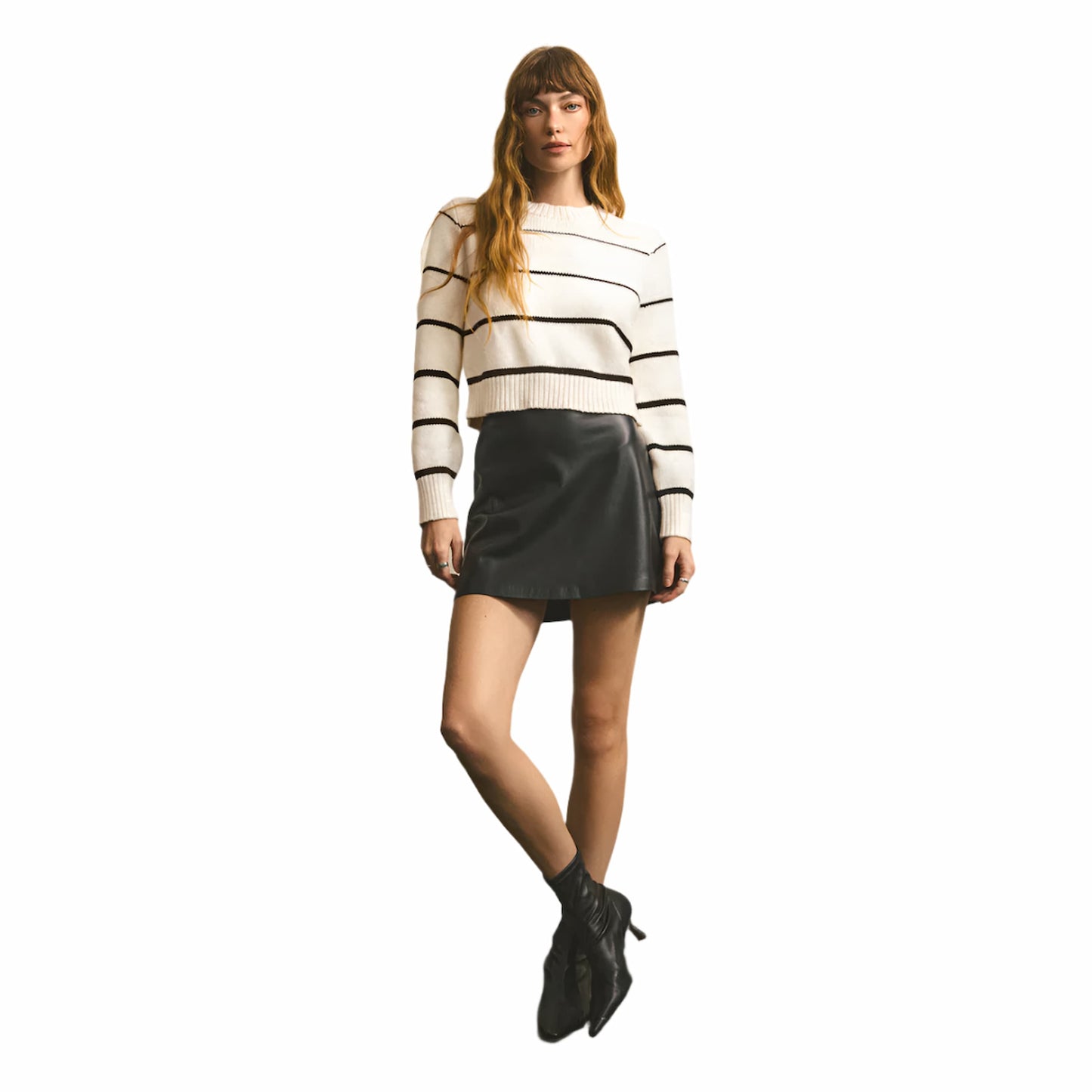 Z Supply Women's Ciera Leather Skirt