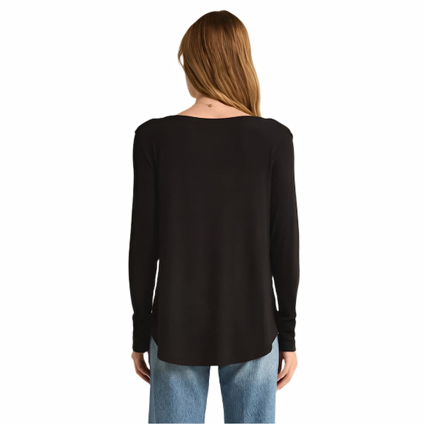 Z Supply Elton Rib Long Sleeve Top