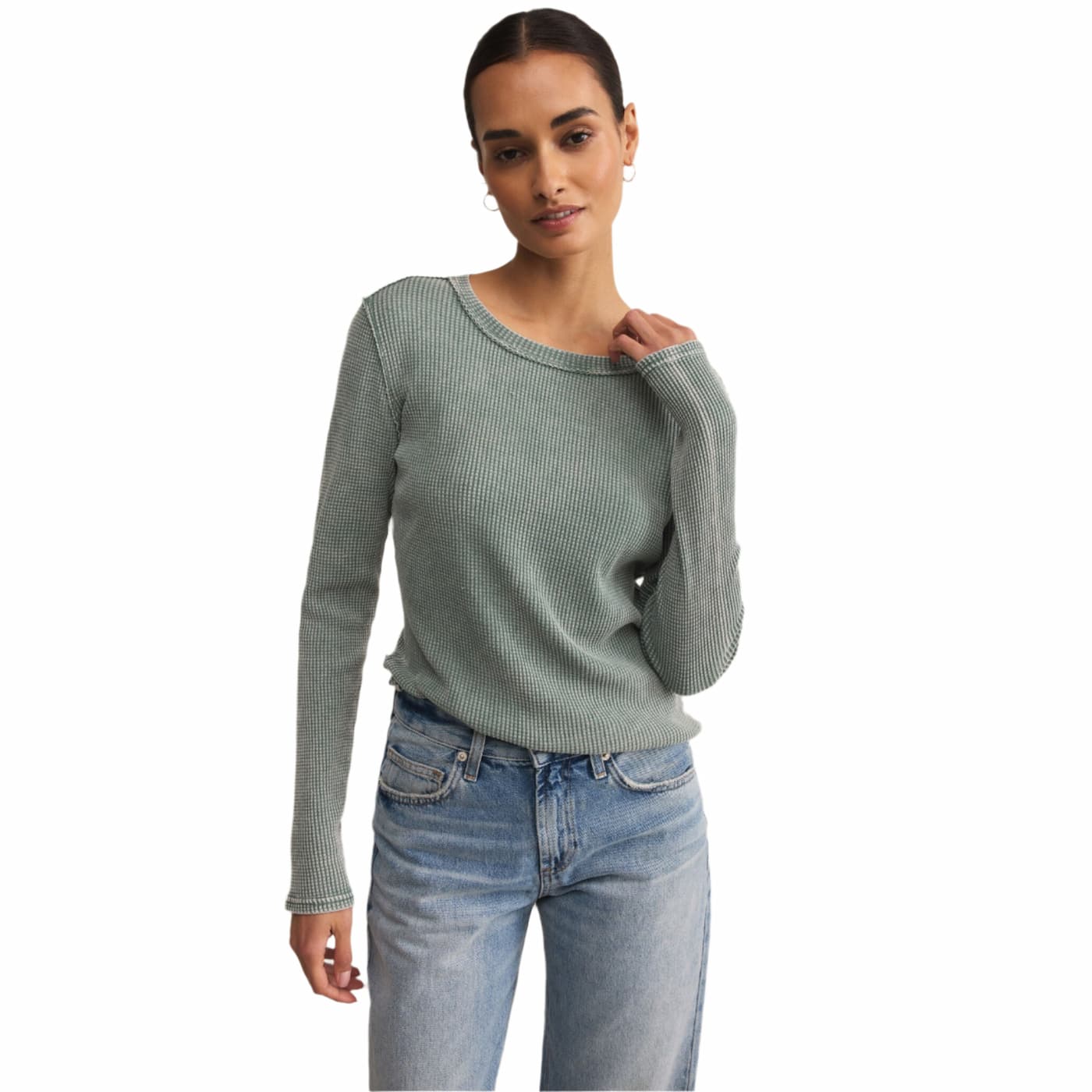 Z Supply Women's Arlet Thermal Mini Long Sleeve Top