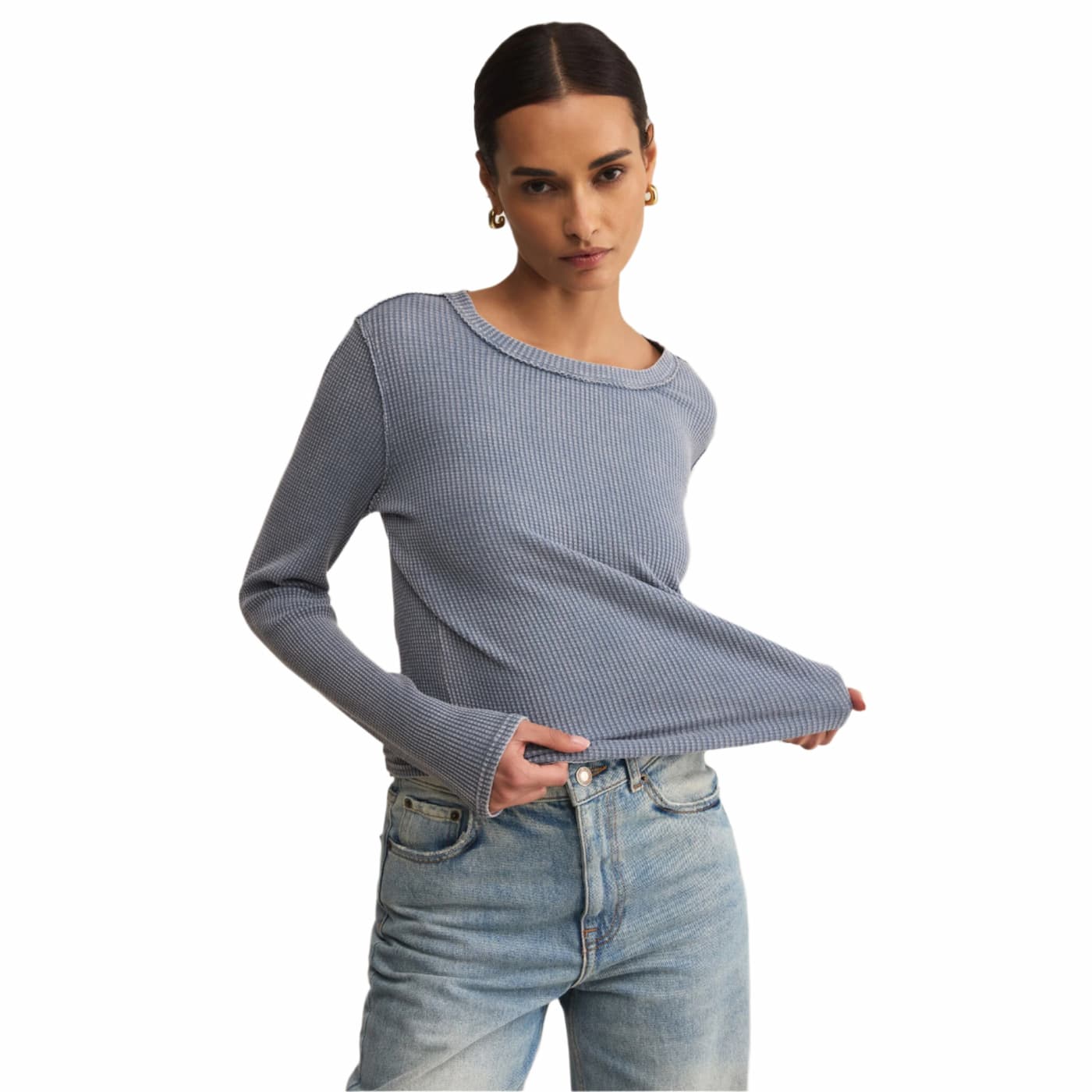Z Supply Women's Arlet Thermal Mini Long Sleeve Top
