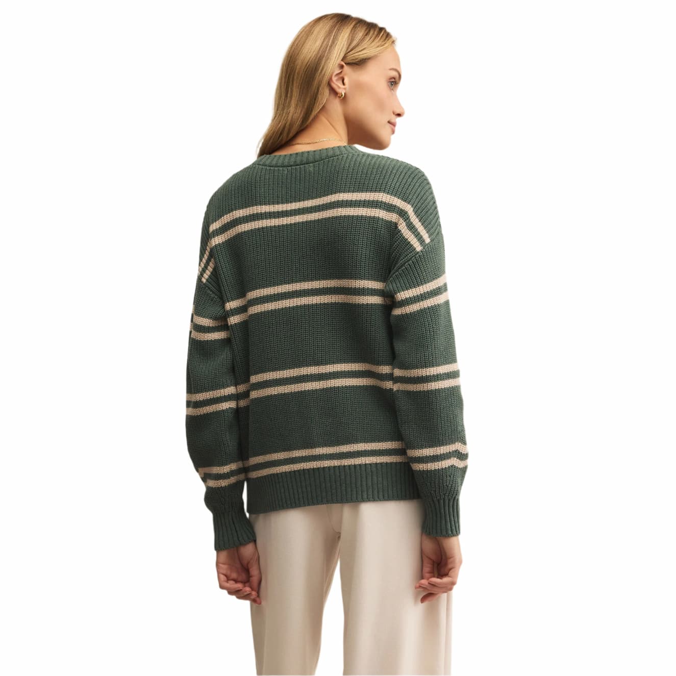 Z Supply Women's Boyfriend Striped Cardigan