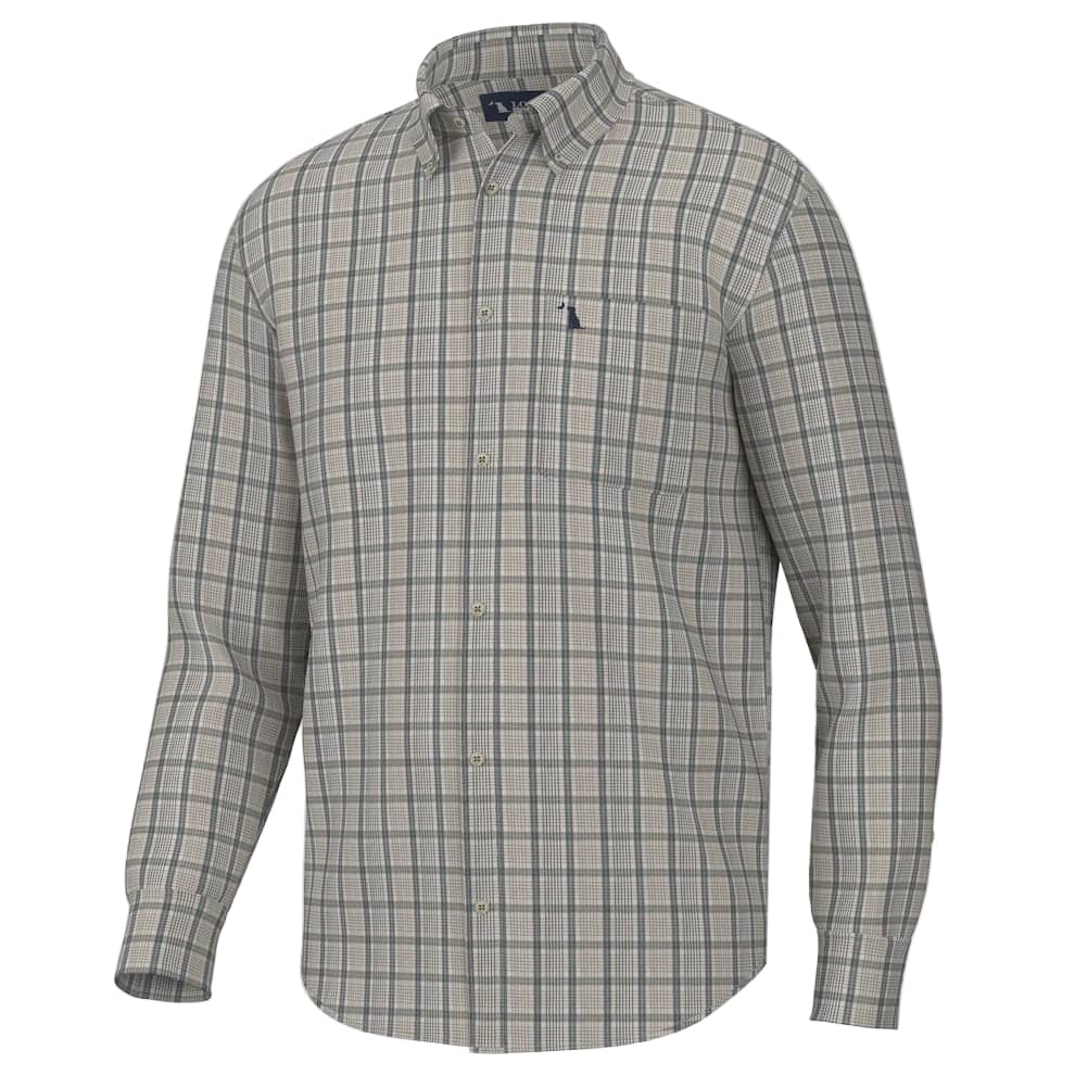 Local Boy Men's Stamps Long Sleeve Dress Shirt