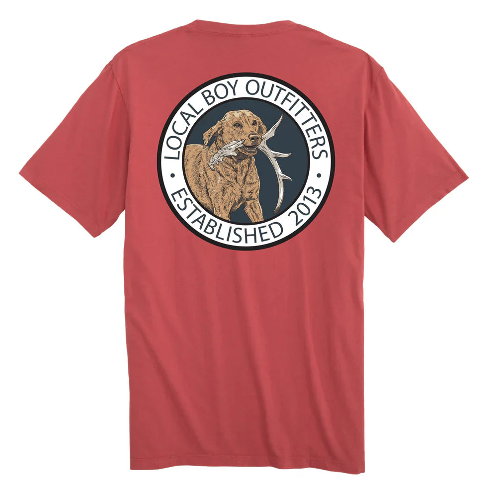 Local Boy Men's Antler Retrieve Short Sleeve Tee