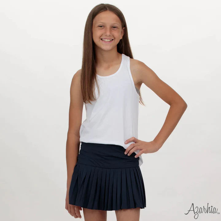 Azarhia Girl's Mini Pleated Skort