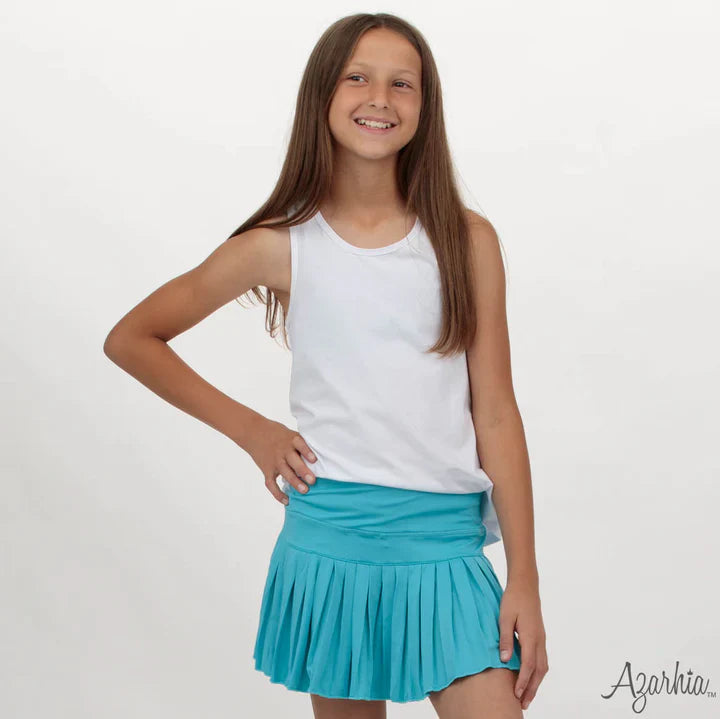 Azarhia Girl's Mini Pleated Skort