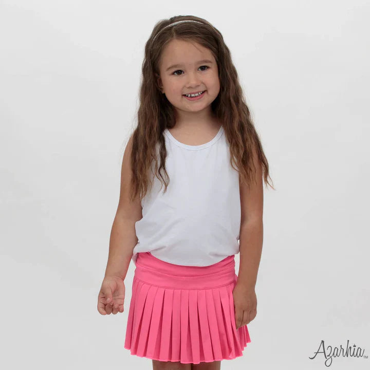 Azarhia Girl's Mini Pleated Skort