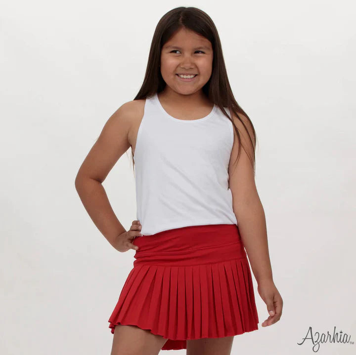 Azarhia Girl's Mini Pleated Skort