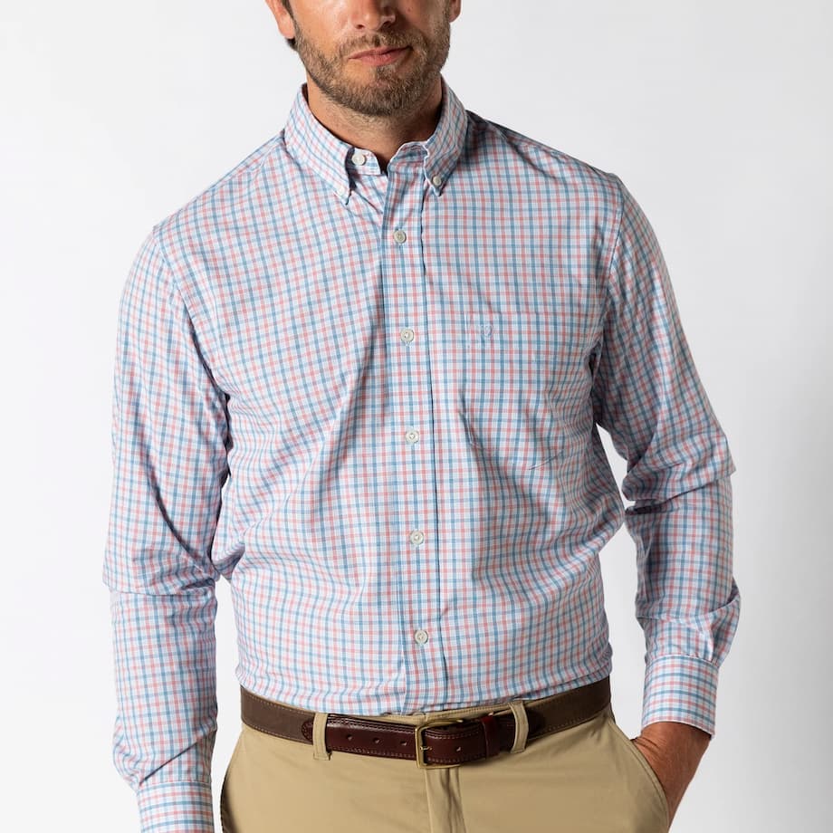 Duck Head Men's Long Sleeve Poplin Shirt - Trent