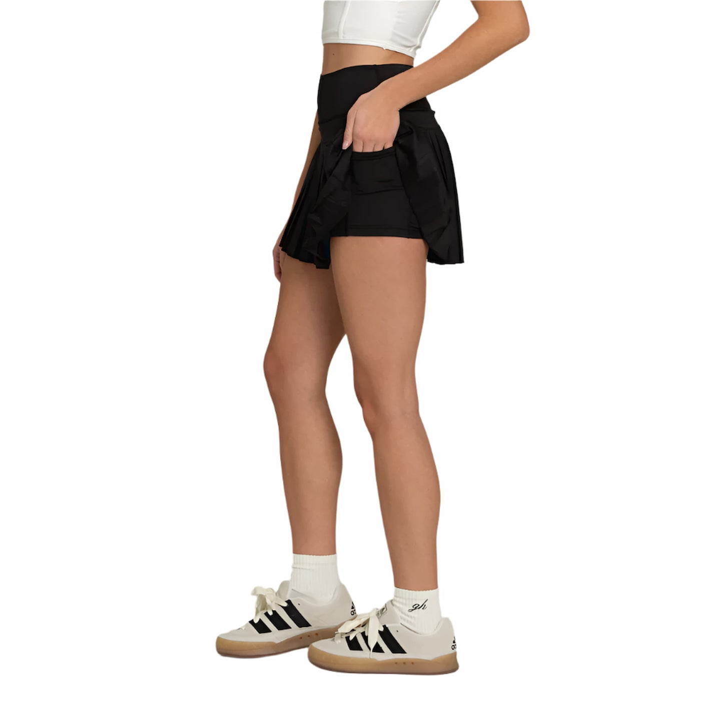 Gold Hinge Women's  Pleated Tennis Skirt - 15"