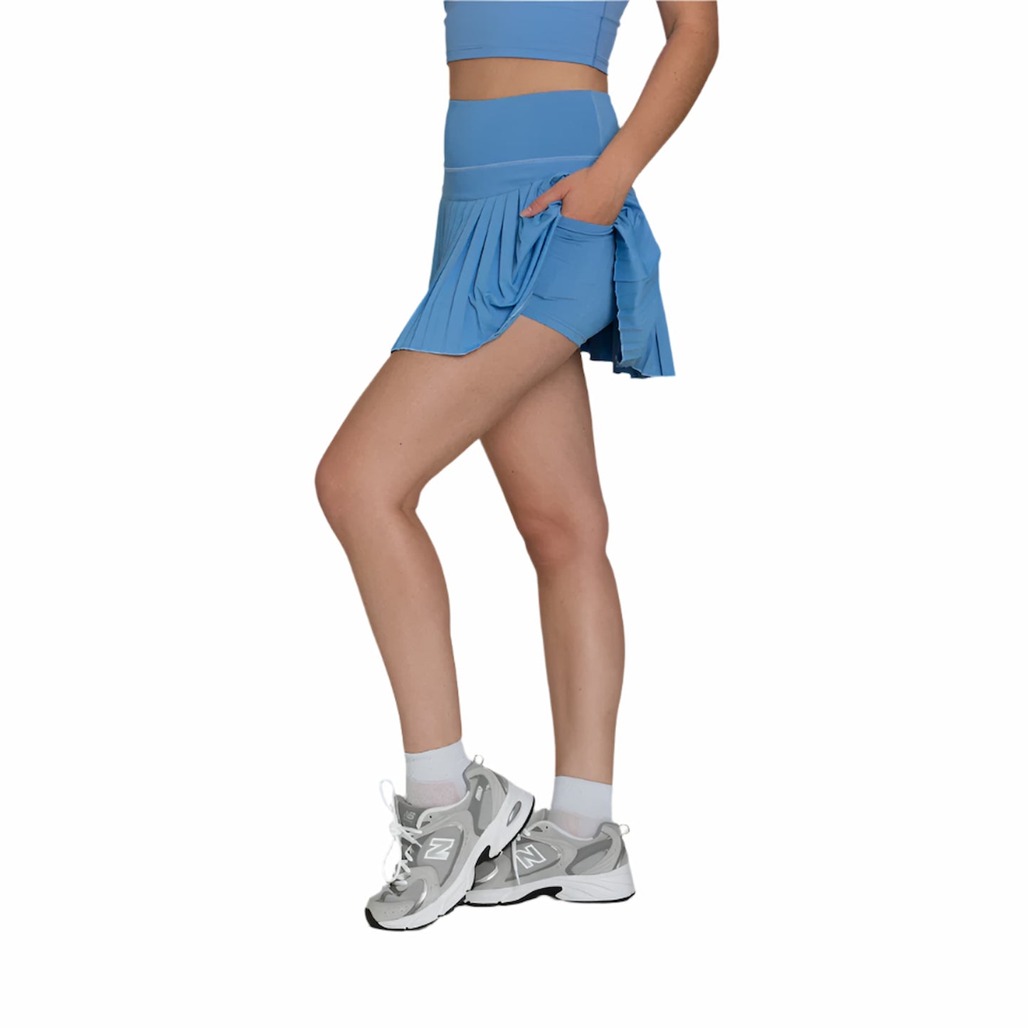 Gold Hinge Women's  Pleated Tennis Skirt - 15"