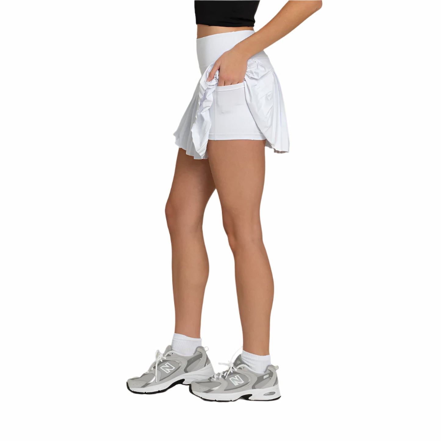 Gold Hinge Women's  Pleated Tennis Skirt - 15"