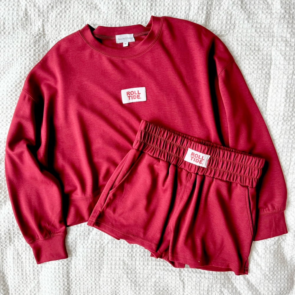Scarlet & Gold Women's Ava Airy Shorts - Alabama