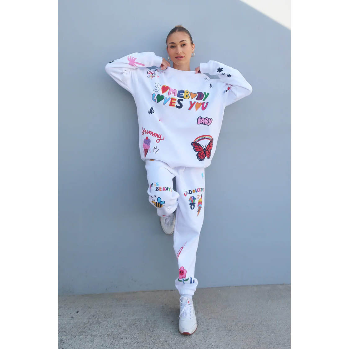 The Mayfair Group Women's Somebody Loves You Crewneck