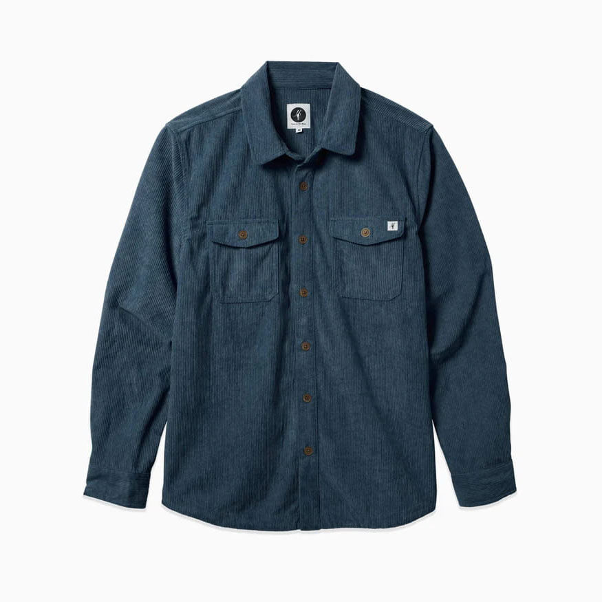 Toes On The Nose Men's Sunridge Corduroy Long Sleeve Shirt