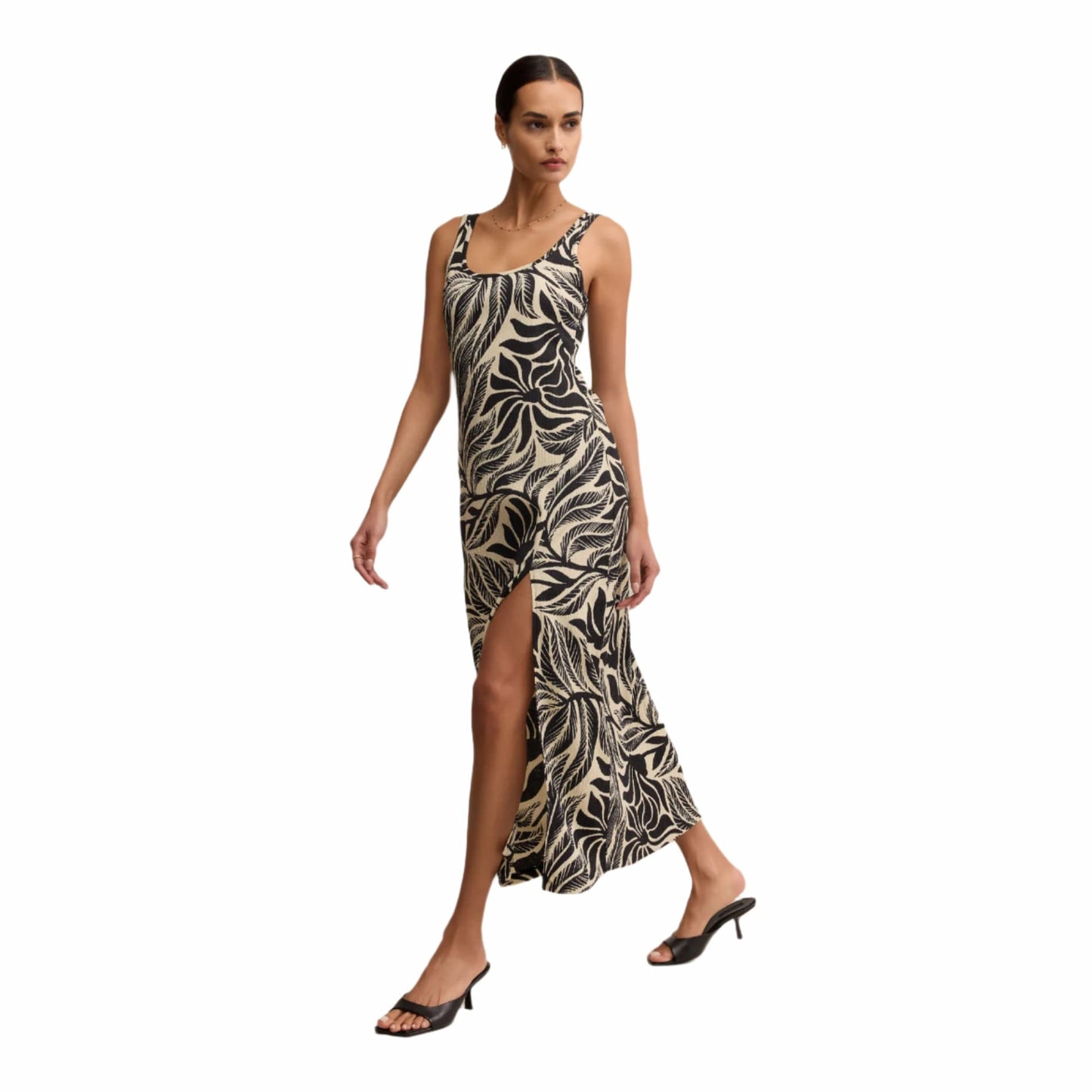 Z Supply Women's Polanco Isla Leaf Midi Dress