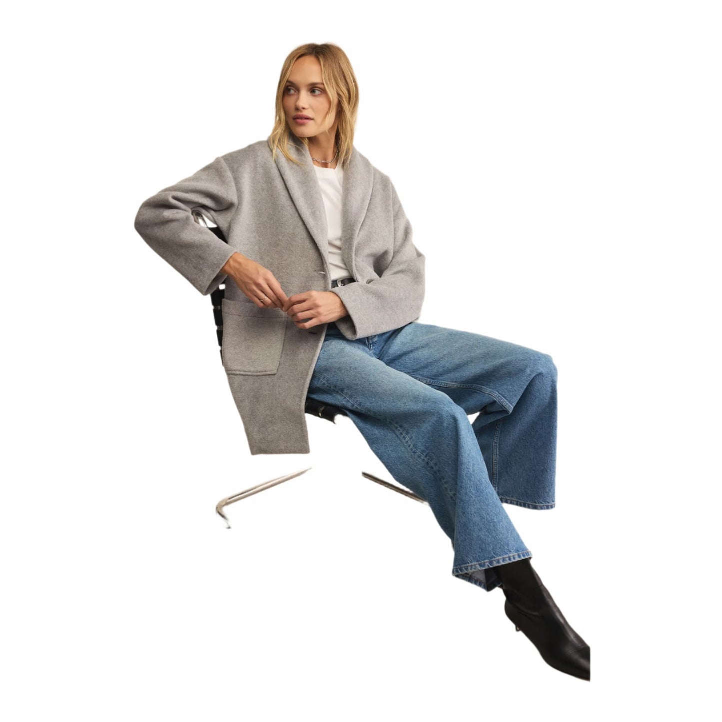Z Supply Women's Lennon Heathered Coat