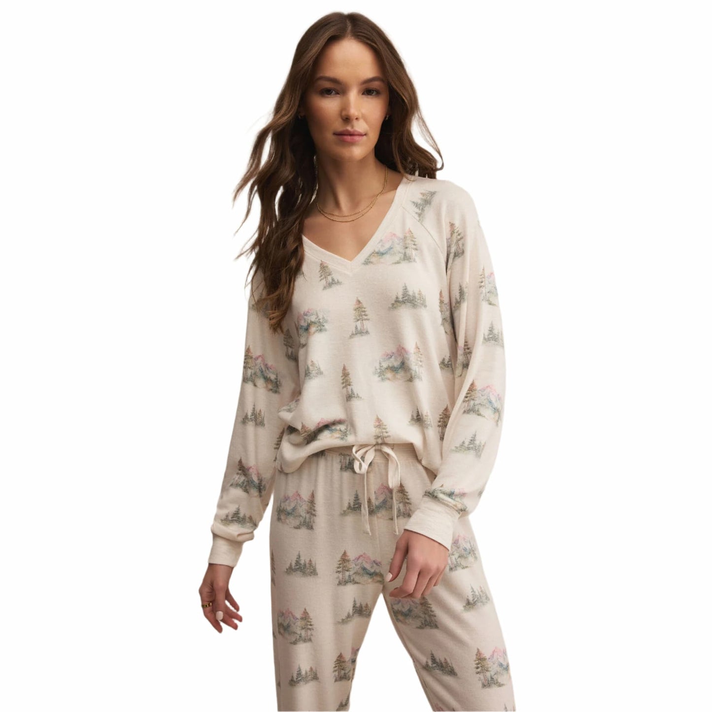 Z Supply Women's Maggie Camp Long Sleeve Top