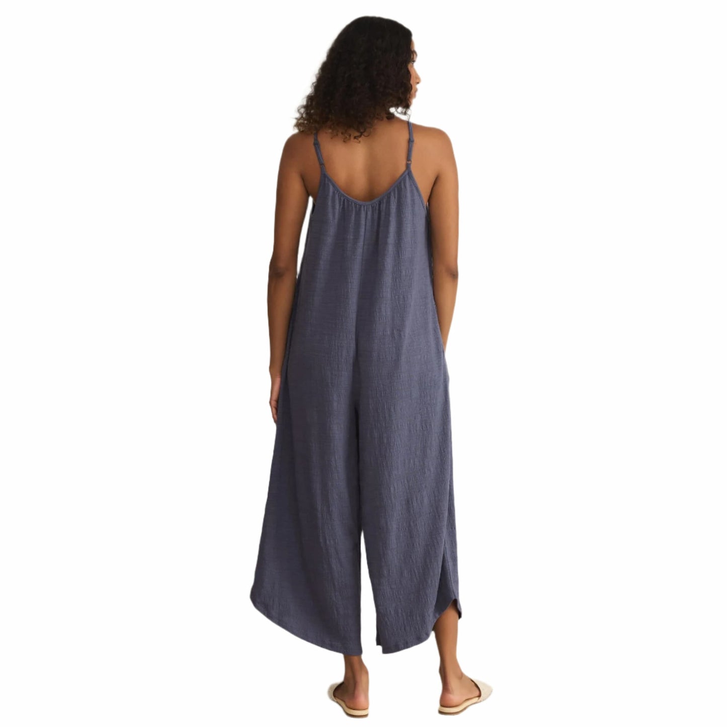 Z Supply Women's Textured Flared Jumpsuit