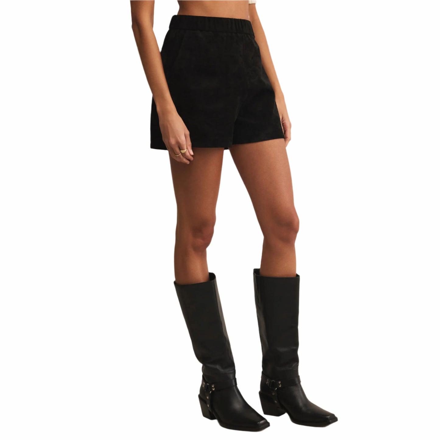 Z Supply Women's Tia Suede Shorts
