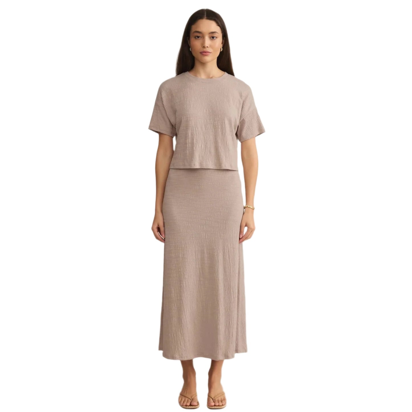 Z Supply Women's Sway Textured Crop Tee
