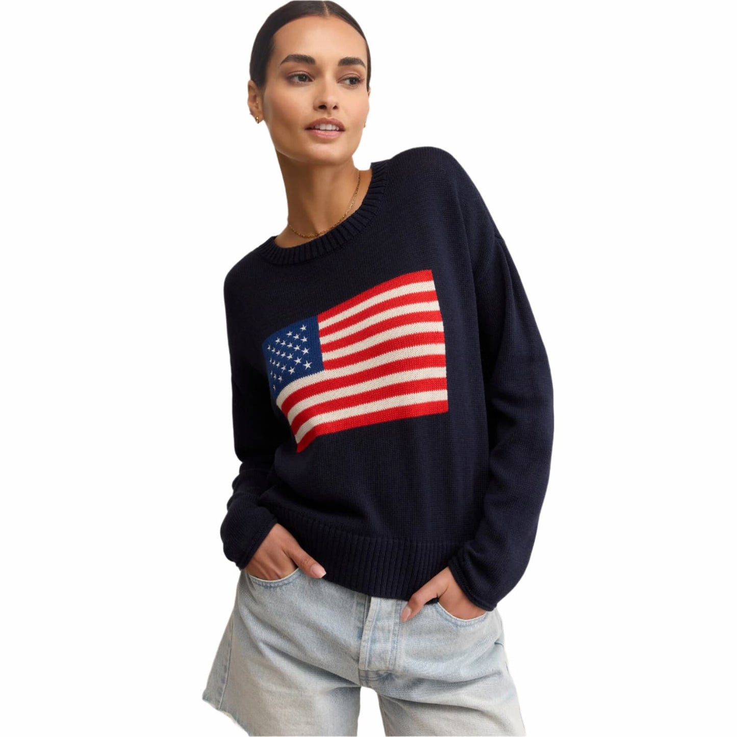 Z Supply Women's Sienna Patriot Sweater