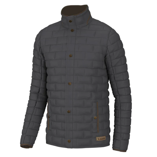 Local Boy Men's Brick Quilted Jacket