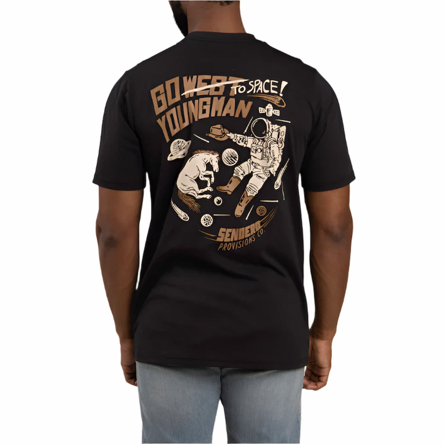 Sendero Men's To Space Short Sleeve T-Shirt